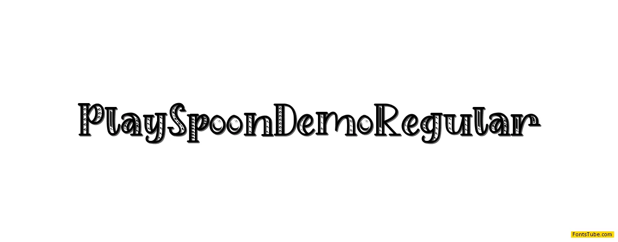 Play Spoon Demo Font
