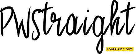 PWStraight Font