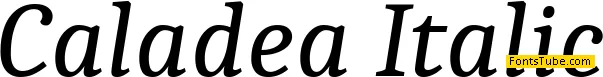 Caladea Font Family