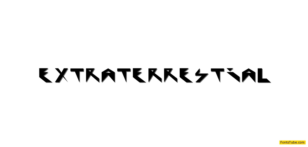 Extraterrestial Font