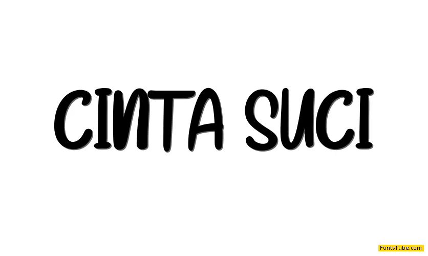 CINTA SUCI Font