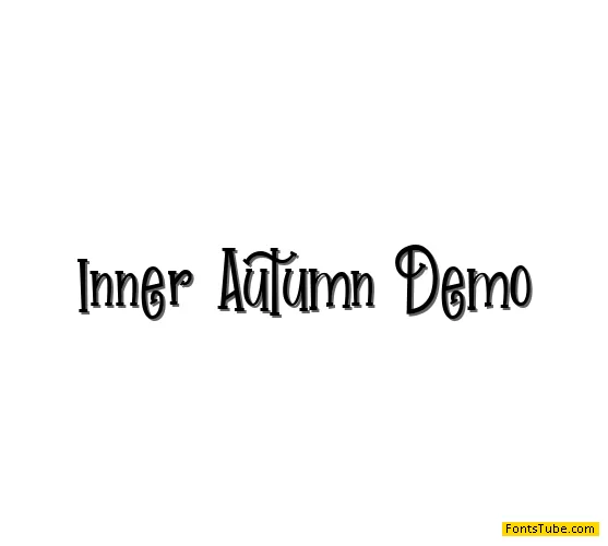 Inner Autumn demo Font