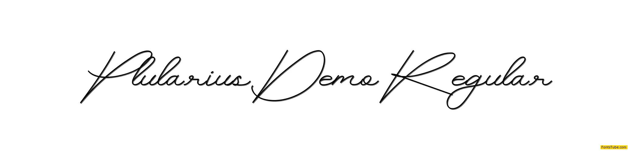 Plularius Demo Font