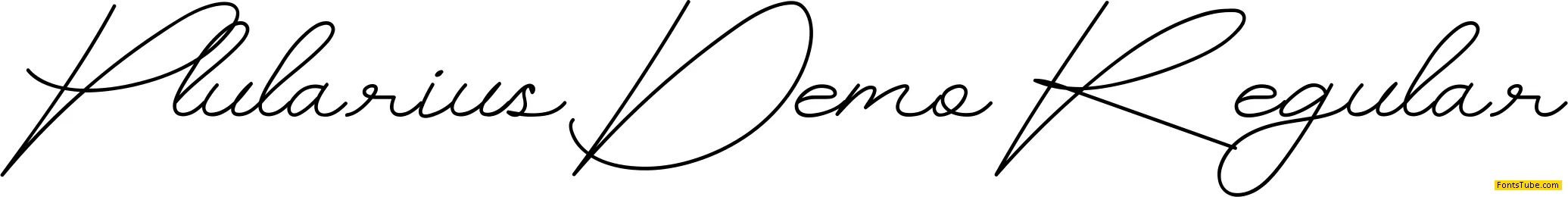 Plularius Demo Font