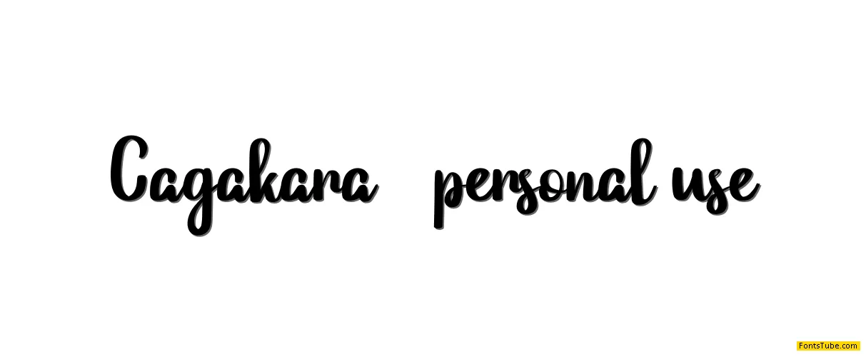 Cagakara Font