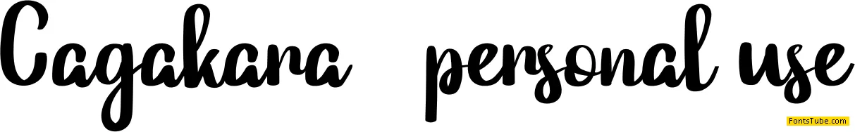 Cagakara Font