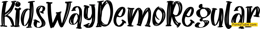 Kids Way Demo Font