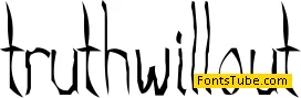 The Truth Will Out Font
