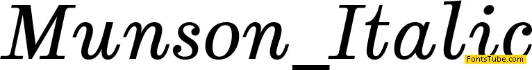 Munson Font Family