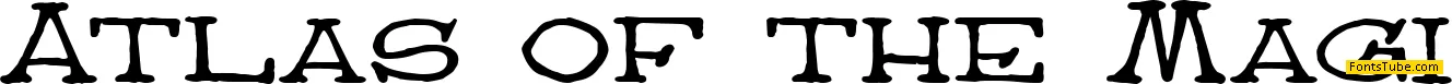 Atlas of the Magi Font
