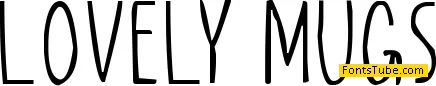 Lovely Mugs Font