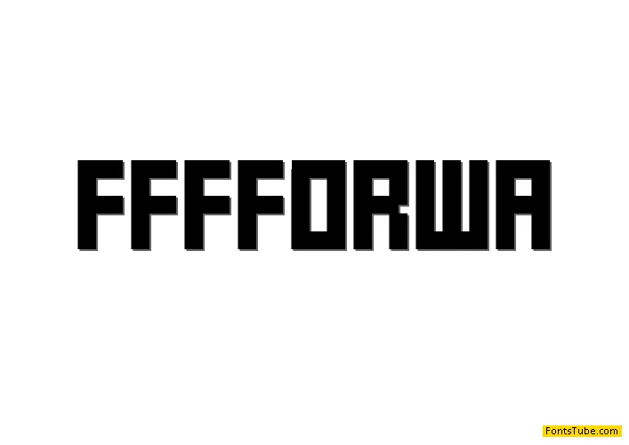 FFF Forward Font
