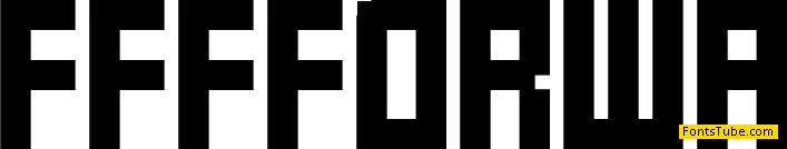 FFF Forward Font
