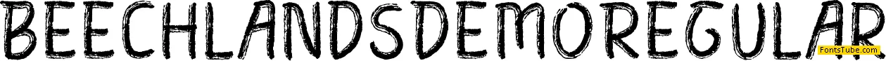 Beechlands Demo Font