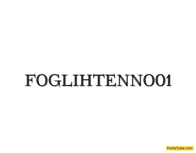FoglihtenNo01 Font