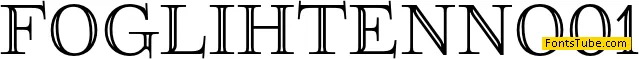 FoglihtenNo01 Font