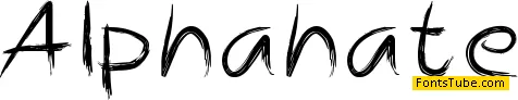 Alphahate Font