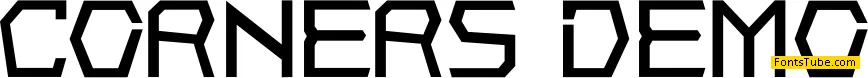 Corners Demo Font