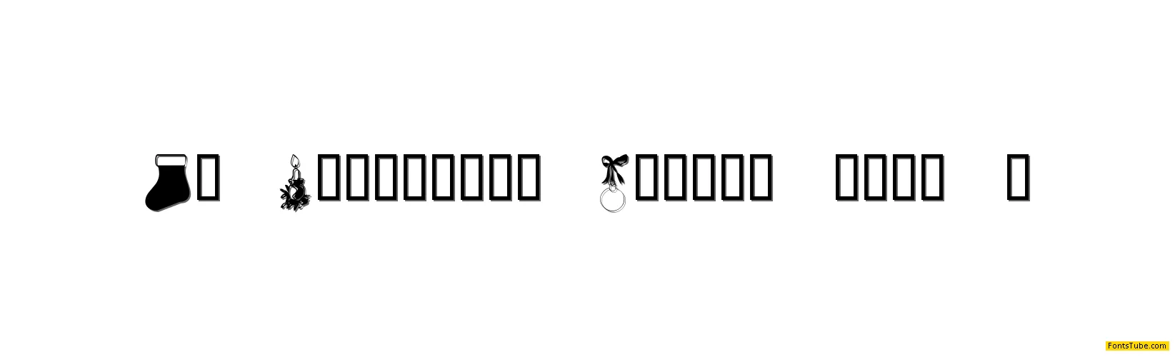 KR Christmas Jewels 2005 2 Font