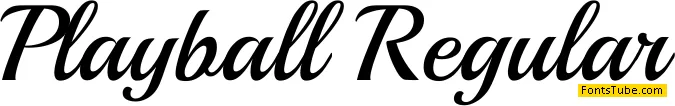 Playball Font
