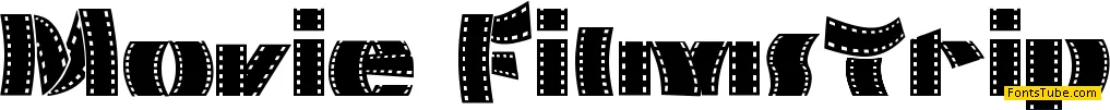 Movie Filmstrip Font