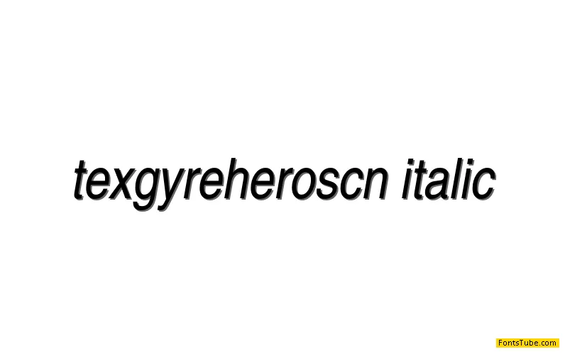 TeXGyreHeros Font Family