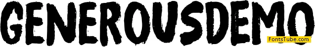 Generous DEMO Font