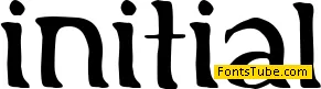 Initial Font