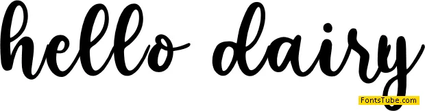 hellodiary Font