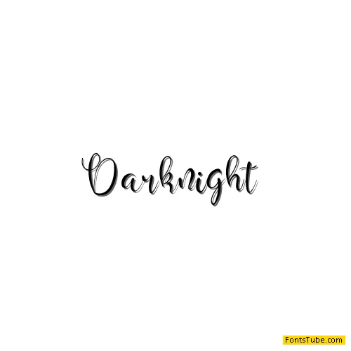 Darknight Font