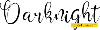 Darknight Font
