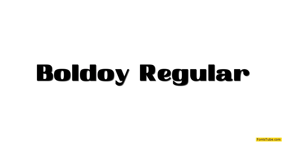 Boldoy Font
