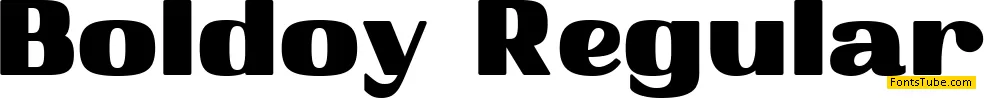 Boldoy Font