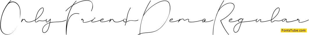 Only Friend Demo Font