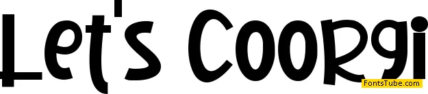 Let's Coorgi Font