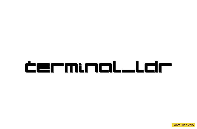Terminal LDR Font