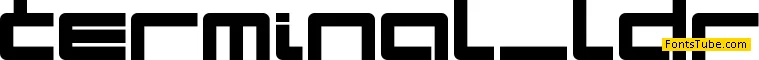 Terminal LDR Font