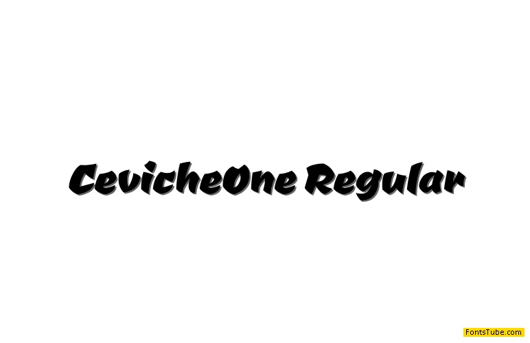 Ceviche One Font