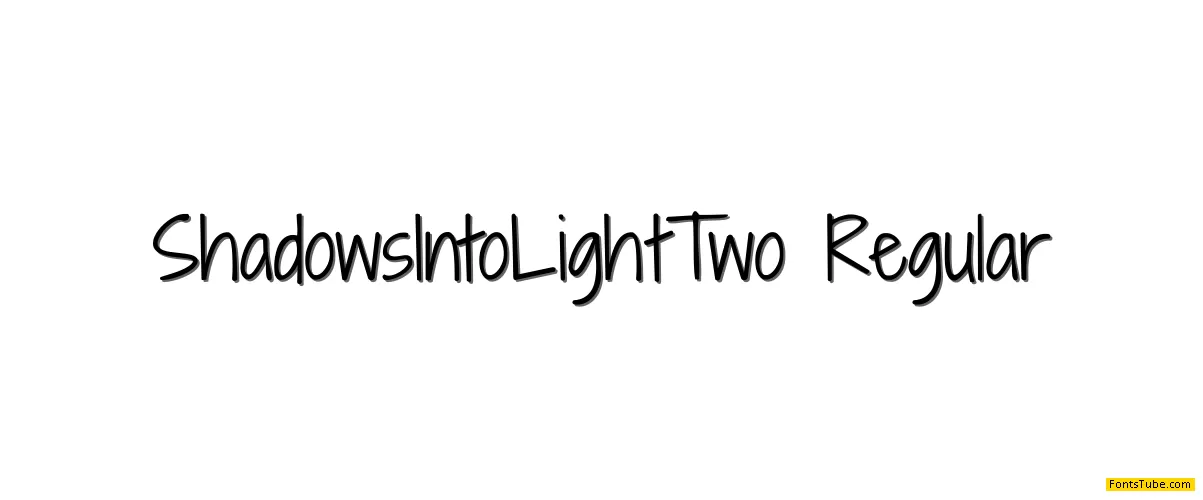 Shadows Into Light Two Font