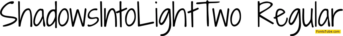 Shadows Into Light Two Font