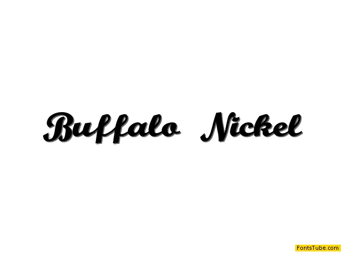 Buffalo Nickel Font