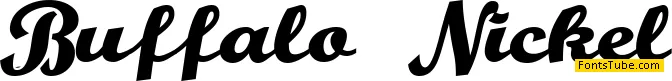 Buffalo Nickel Font