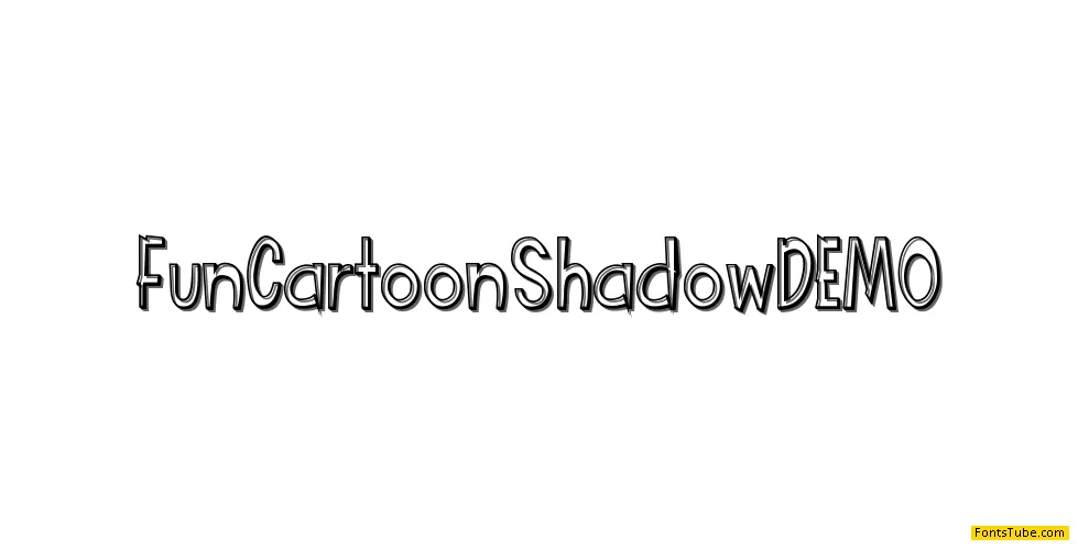 Fun Cartoon Shadow DEMO Font