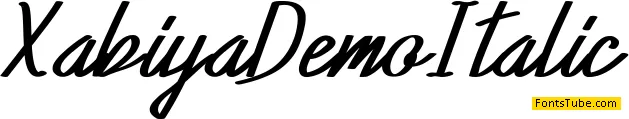 Xabiya Demo Font