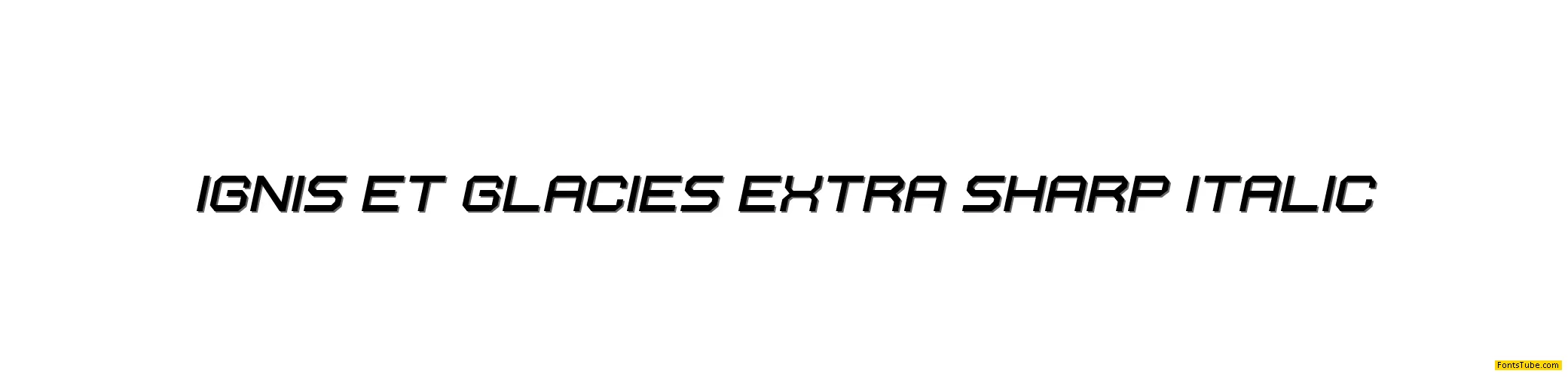 Ignis et Glacies Extra Sharp Font Family