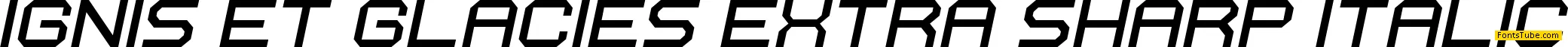 Ignis et Glacies Extra Sharp Font Family