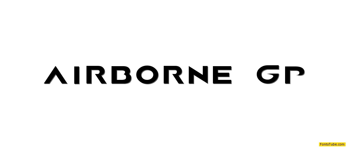 AIRBORNE GP Font