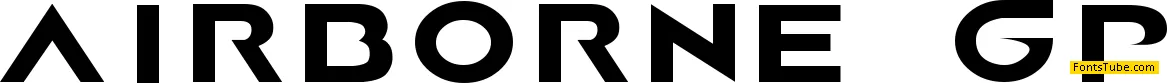 AIRBORNE GP Font
