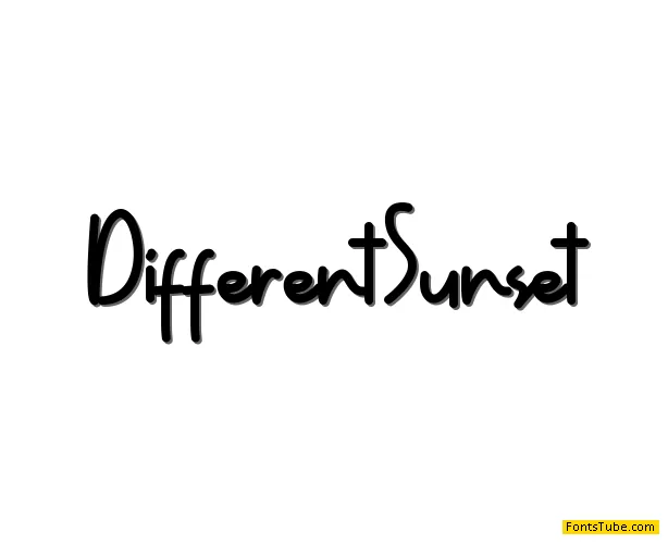 Different Sunset