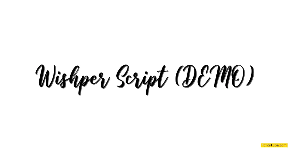 Wishper Script Font